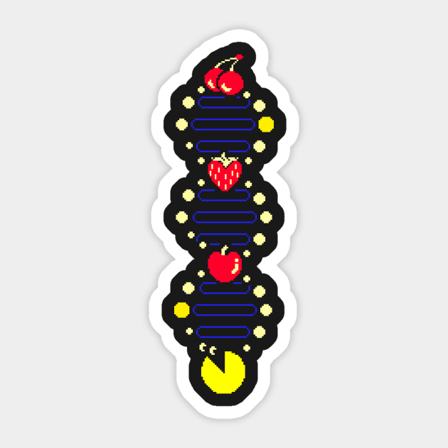 Gamer DNA Sticker by stevenlefcourt